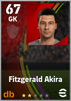 Fitzgerald Akira eFootball player card