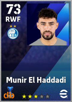 Munir El Haddadi eFootball player card