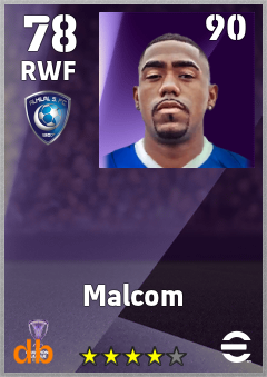 Malcom eFootball player card