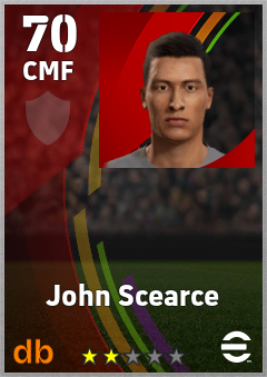 John Scearce eFootball player card