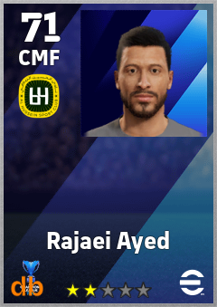 Rajaei Ayed — CMF, OVR 71, MAX 71