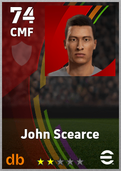 John Scearce eFootball player card