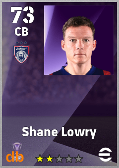 Shane Lowry — CB, OVR 73, MAX 73