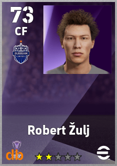 Robert Žulj — CF, OVR 73, MAX 73