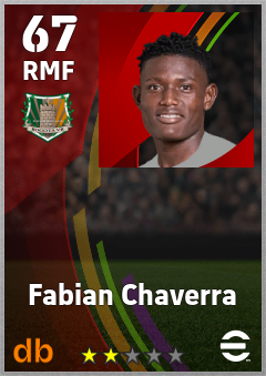 Fabian Chaverra eFootball player card