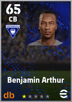 Benjamin Arthur — CB, OVR 65, MAX 65