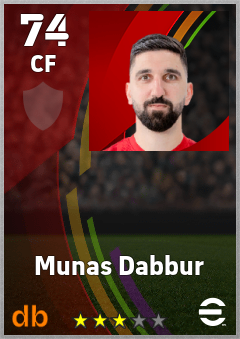 Munas Dabbur eFootball player card