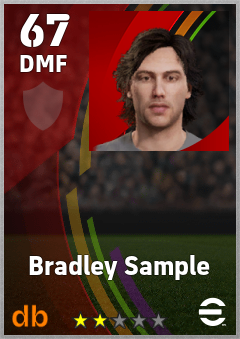 Bradley Sample eFootball player card