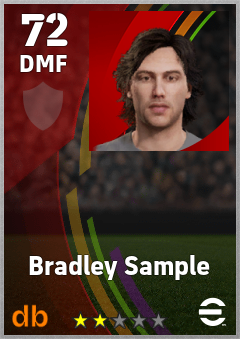Bradley Sample eFootball player card