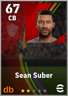 Sean Suber eFootball player card