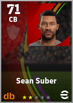 Sean Suber eFootball player card