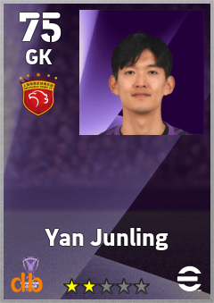 Yan Junling — GK, OVR 75, MAX 75