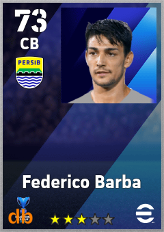 Federico Barba eFootball player card