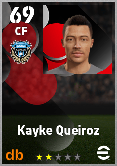 Kayke Queiroz — CF, OVR 69, MAX 69