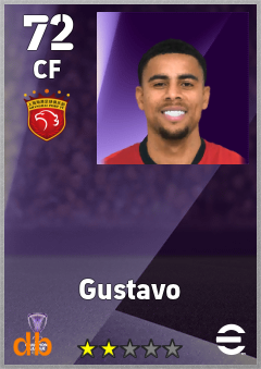 Gustavo — CF, OVR 72, MAX 72