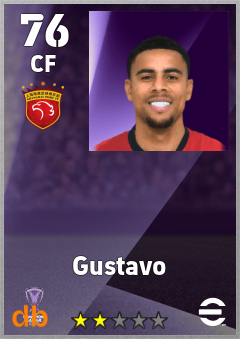 Gustavo — CF, OVR 76, MAX 76