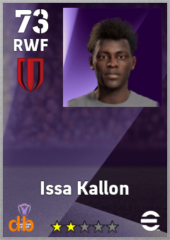 Issa Kallon — RWF, OVR 73, MAX 73