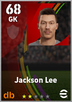 Jackson Lee eFootball player card