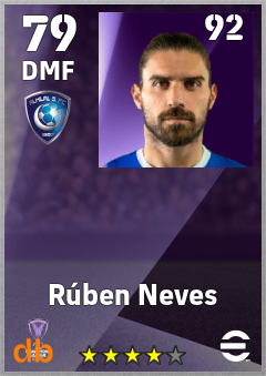 Rúben Neves eFootball player card