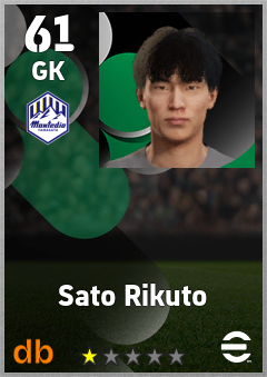Sato Rikuto — GK, OVR 61, MAX 61
