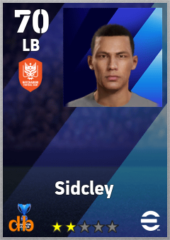 Sidcley — LB, OVR 70, MAX 70