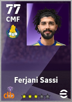 Ferjani Sassi — CMF, OVR 77, MAX 77