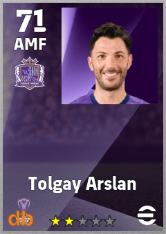 Tolgay Arslan — AMF, OVR 71, MAX 71