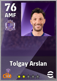 Tolgay Arslan — AMF, OVR 76, MAX 76