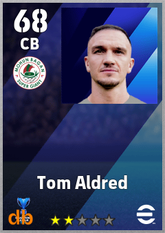 Tom Aldred — CB, OVR 68, MAX 68