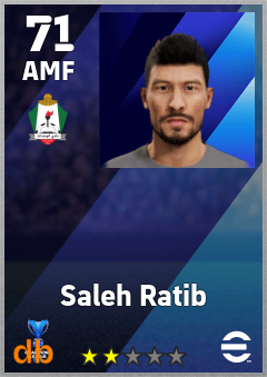Saleh Ratib — AMF, OVR 71, MAX 71