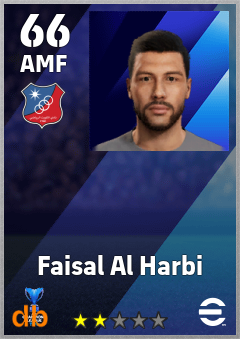 Faisal Al Harbi — AMF, OVR 66, MAX 66