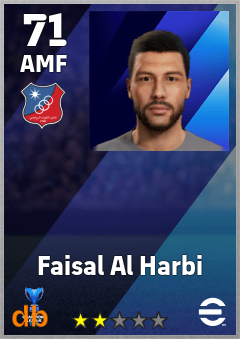Faisal Al Harbi — AMF, OVR 71, MAX 71
