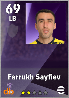 Farrukh Sayfiev — LB, OVR 69, MAX 69