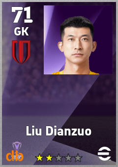 Liu Dianzuo — GK, OVR 71, MAX 71