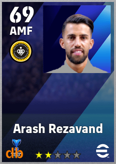 Arash Rezavand — AMF, OVR 69, MAX 69