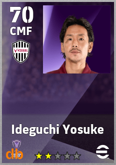 Ideguchi Yosuke eFootball player card