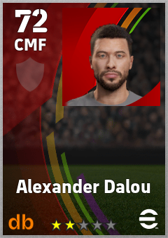 Alexander Dalou eFootball player card