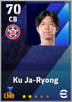 Ku Ja-Ryong — CB, OVR 70, MAX 70