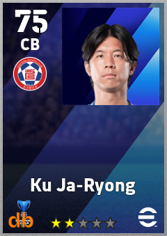 Ku Ja-Ryong — CB, OVR 75, MAX 75
