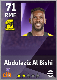 Abdulaziz Al Bishi — RMF, OVR 71, MAX 71