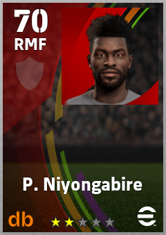 P. Niyongabire eFootball player card