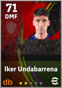 Iker Undabarrena eFootball player card