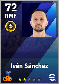 Iván Sánchez — RMF, OVR 72, MAX 72