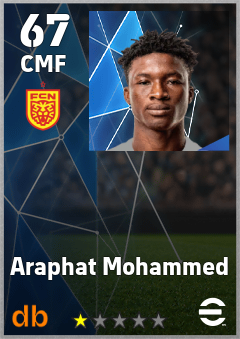 Araphat Mohammed eFootball player card