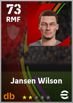 Jansen Wilson eFootball player card