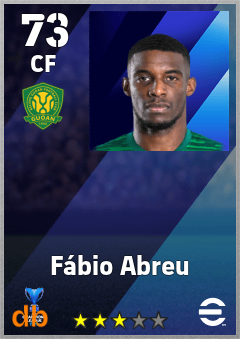 Fábio Abreu eFootball player card
