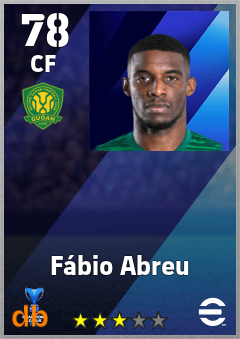 Fábio Abreu — CF, OVR 78, MAX 78