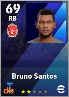 Bruno Santos — RB, OVR 69, MAX 69