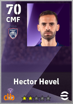Hector Hevel — CMF, OVR 70, MAX 70