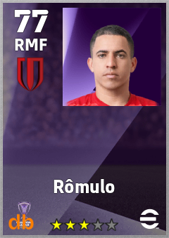 Rômulo — RMF, OVR 77, MAX 77